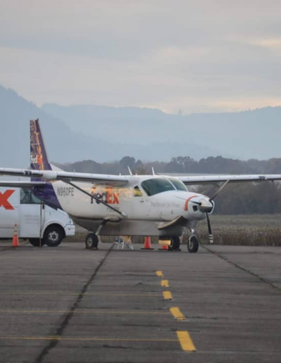 Cessna 408 on the ramp